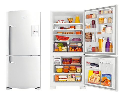 Geladeira com freezer inverter Brastemp BRE80AB con capacidad de 573L 127V -branco