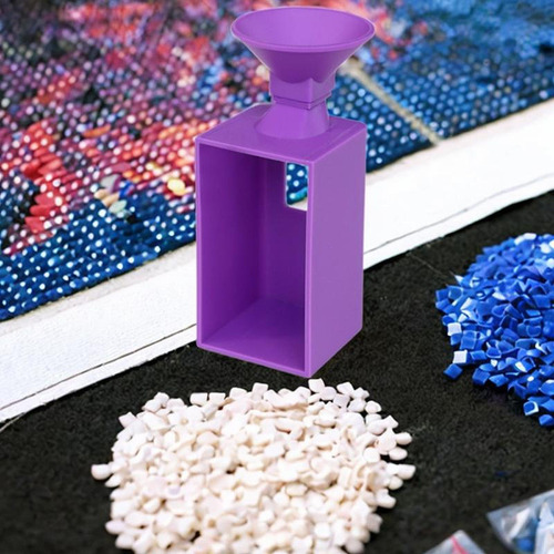 Embudos De Perforación Con Diseño De Diamantes Púrpura