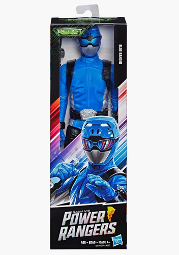 Power Rangers Beast Morphers Figura De Blue Ranger De 32 Cm!