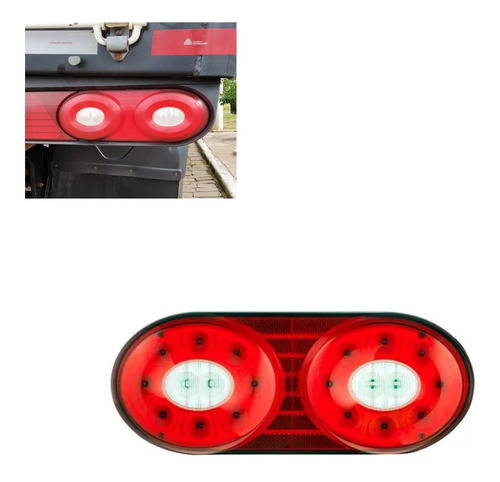 Lanterna Traseira Led Carreta Randon Style Linha R 12v 24v