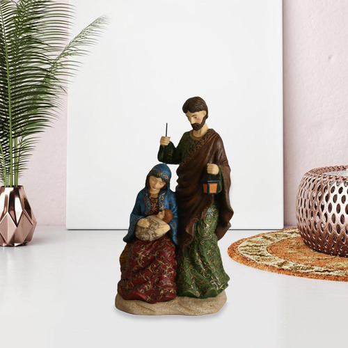 Figurina Ornamento De Escultura Religiosa María Y Estatua