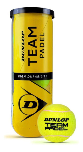 Tarro Pelotas Dunlop Padel Team 3 Un