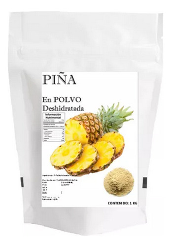 1 Kg De Piña En Polvo Natural Deshidratada Polvo