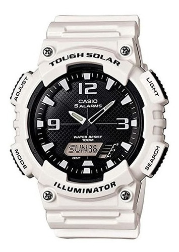 Reloj Casio Aq-s810wc-7av Solar Hombre 100m Local