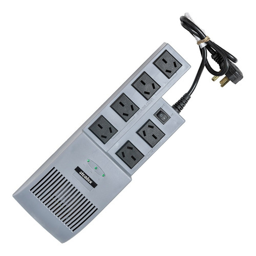 Estabilizador de tensión Atomlux Linea R R1000@ 1000VA entrada y salida de 220V blanco
