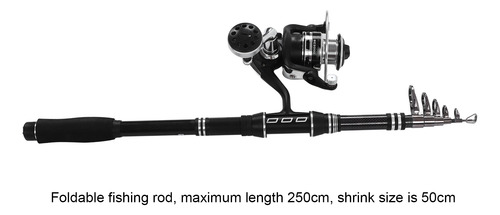 Kit De Iscas E Varas De Pesca, Conjunto Marítimo Telescópico