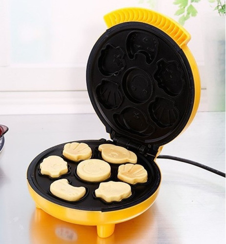 Mini Máquina Para Hacer Gofres, Antiadherente, Diseño De Ani