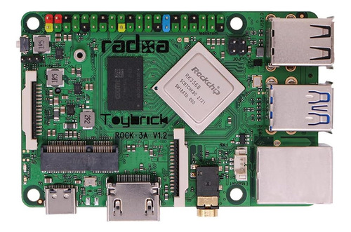 Rock 3 Modelo A Computer De 2 Gb De Computadora Rockchip Rk3