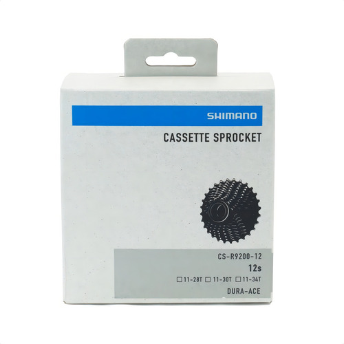 Cassette Shimano Cs-r9200-12 Dura-ace 11-30t 12v- Epic Bikes Cantidad Máxima De Dientes 30 Cantidad Mínima De Dientes 11 Color Plateado