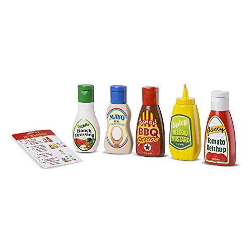 Set De 5 Piezas Favorite Condiments Play Food De Melissa & D