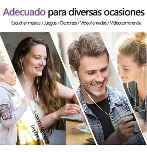 Xtwe Audifonos Manos Libres Para iPhone 7 8 X Xr Xs 11 12 13 14 Manos Libres Color Blanco