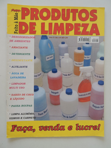 Revista Feito À Mão #125 Produtos De Limpeza