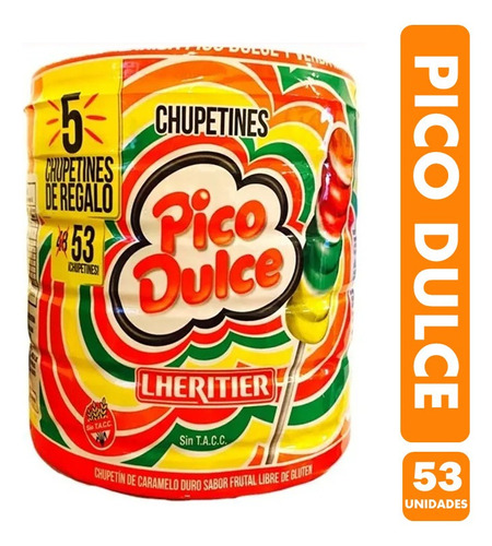 Pico Dulce - Chupetines (pote Con 48 Unidades)