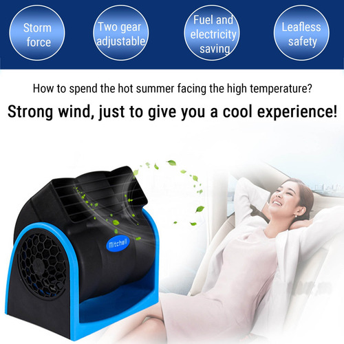 Mini Circulador Automático Con Ventilador De 12 V Para Coche