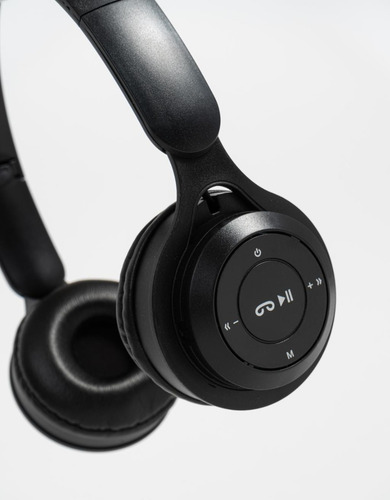 Auriculares Inalámbricos Todomoda Auriculares Plegables Color Negro/Negro