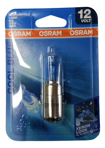 Bombillo 2 Contacto Luz Blanca Marca Osram Cool Blue Moto