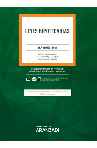 Libro Leyes Hipotecarias - Carmen Gomez Laplaza