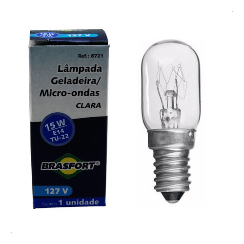Imagem 1 de 6 de Lampada Do Forno Universal 1 Und Proteção Vidro E14 Oferta