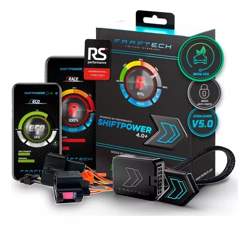 Pedal Shift Power Ft-Sp02+ Modulo Acelerador Chip Plug E Play Bluetooth App