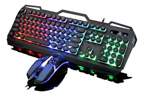 Set Teclado Y Mouse Rgb J-32 Game & Mx