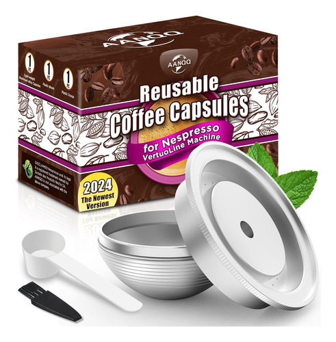 Cápsulas De Café Recargables Para Máquina Vertuoline Y Vertu