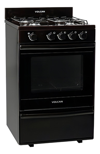 Cocina Volcan 87654vm Marron S/luz Color Marrón oscuro