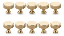 Comprar Paquete De 10 Pomos Moleteados Para Armario De Cocina, Color
