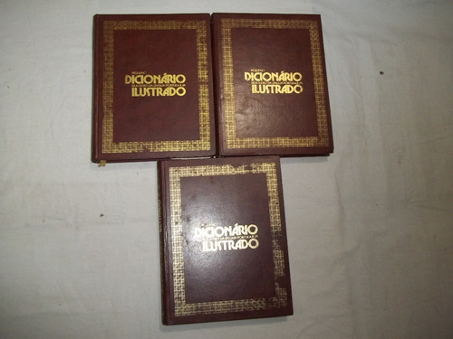 Dicionario Ilustrado 3 Volumes Ed Abril