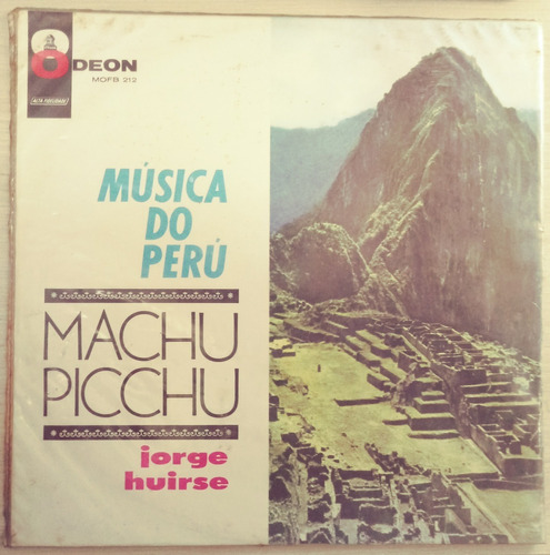 Lp Musica Do Peru - Jorge Hoirse Trio Los Kipus - Raro Vinil