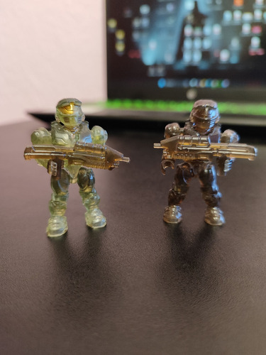 Halo Megabloks Unsc Spartans Semi-active Cammo And Brown 4 Halo (Usado)