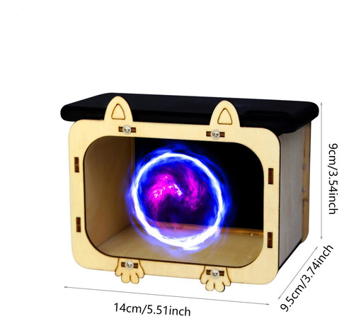 Proyector De Cine Con Soporte De Madera Para Móvil