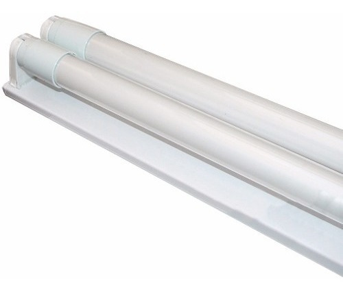 Pack X 20 Liston Doble Con Tubo Led 36w  220v T8 120cm