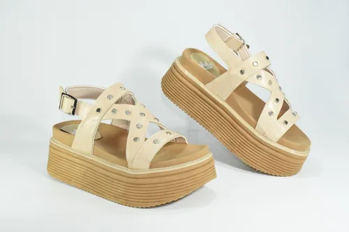 Sandalia zueco plataforma clearance