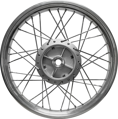 Par Roda Alumínio Polido Vpr Titan Fan 150 Start Raio Inox