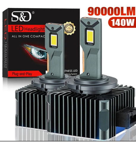 Luces Led D1s 90,000 Lúmenes 