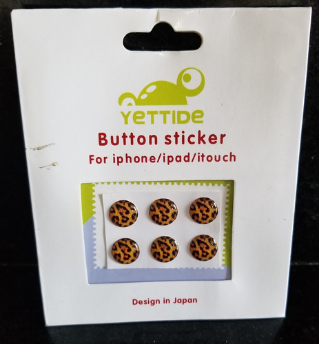 Pack De 6 Botones Sticker Para iPhone / iPad / Itouch