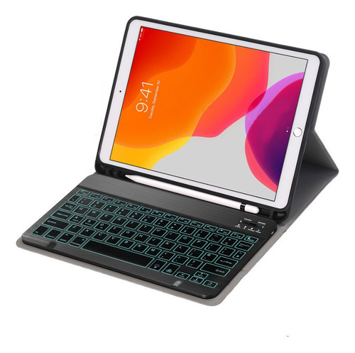 Z Capa Case Teclado Iluminado Para iPad 8ª Geração 2020
