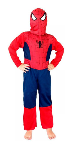 Disfraz Spiderman Basico Disfraz Spiderman Básico Talle 1