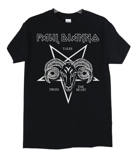 Polera Paul Di Anno Tales From The Beast Metal Abominatron