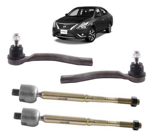 Kit Brazo Axial Nissan Versa 1.6 2012 A 2020 + Terminales