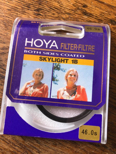 Filtro Para Fotografía Skylight 1b De 46 Mm Marca Hoya.