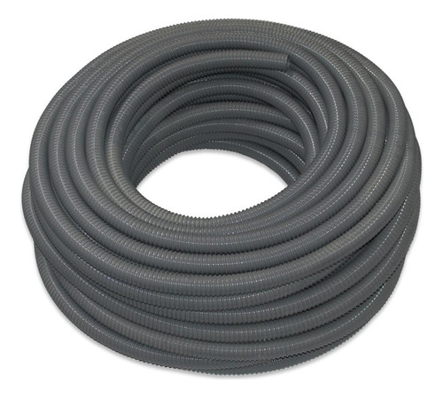 Mangueira De Sucção 1.1/2 Polegadas - 1m Pvc 38mm Cinza