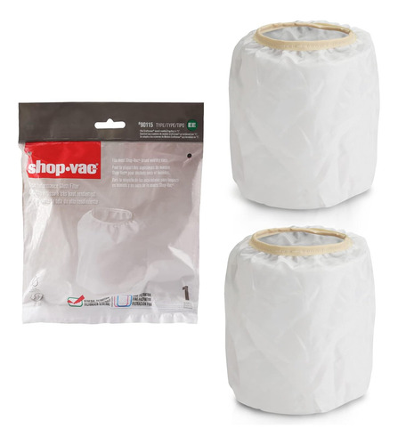 Shop-vac 90115 Filtro De Tela De Dacrón De Repuesto Para ...