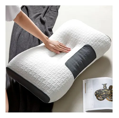 Almohada 3d De Algodón Masajes Spa Indeformable