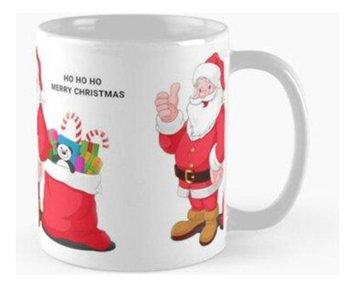 Taza Mes De Navidad Con Pequeño Santa 3 Calidad Premium