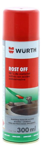 Removedor De Oxido Rost Off Wurth 300 Ml  Tipo Wd40