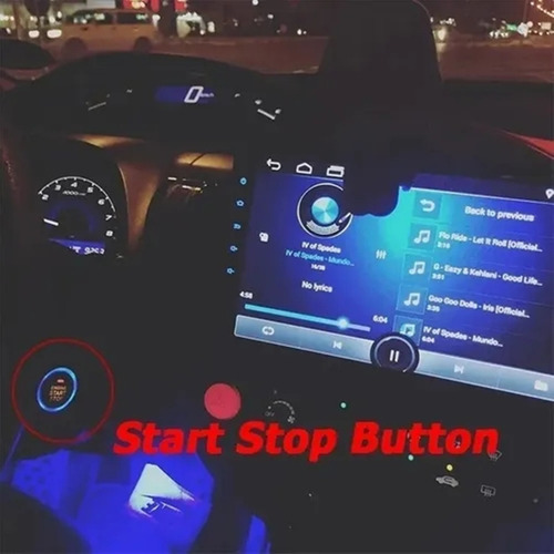 Auto Boton Encendido Arranque Rfid Antirobo Start Sin Llave