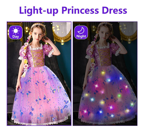 Frieet Vestido De Princesa Para Niñas, Vestido De Princesa I