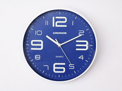 Imagen 4 de 9 de Reloj Pared Cronos Centenario 25cm Quartz Silencioso Moderno