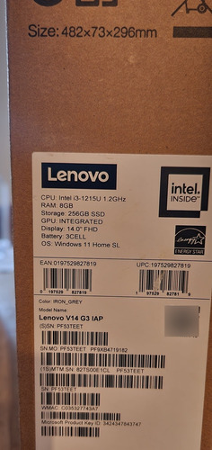 Notebook Lenovo V14 De 14 I3-1215u 8gb Ddr4 256gb Ssd W11h